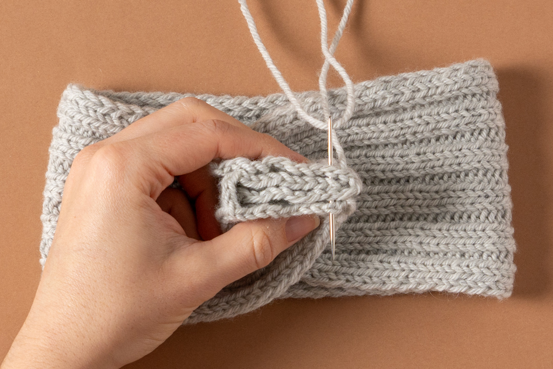 Knitted headband
