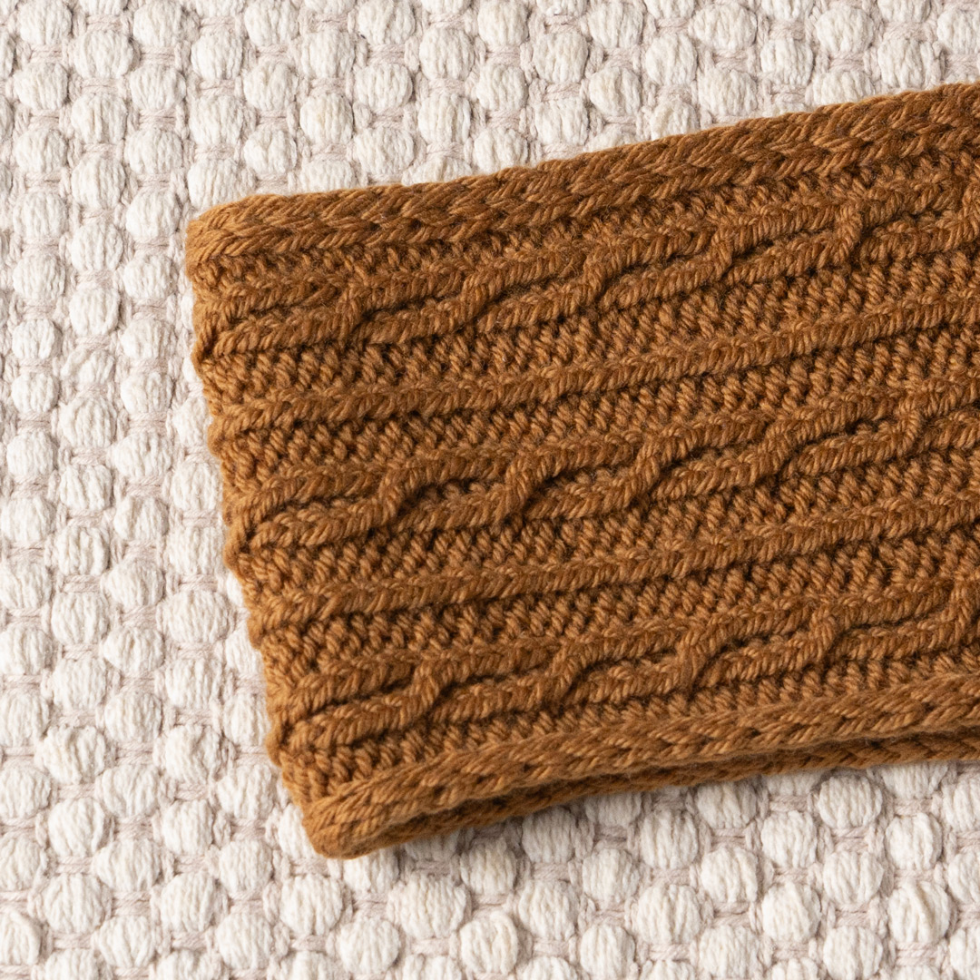 Rattan Headband knitting pattern