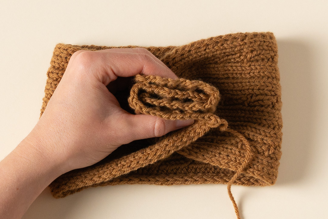 Rattan Headband knitting pattern